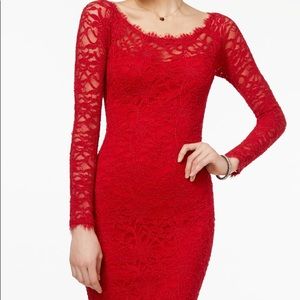 Jump Apparel Red Lace Dress